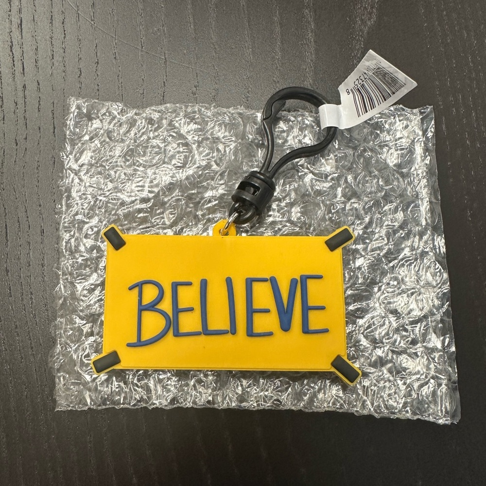 Apple TV’s Ted Lasso Series 2 Figural Bag Clip - Believe Sign Badge